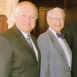 Former Mayors Jim Norick (right) and son Ron Norick